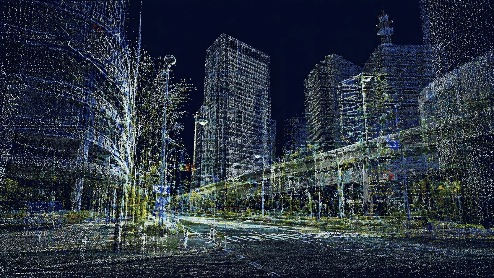 街中の点群データ